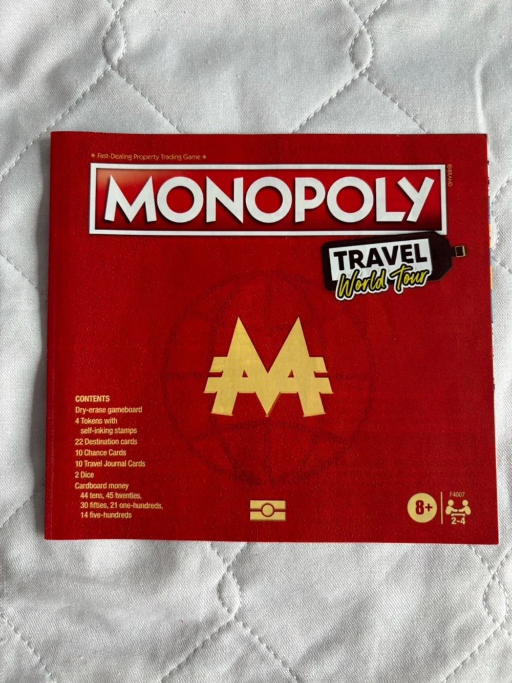 Monopoly Travel World Tour Board Game
